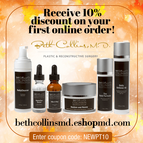 Receive a 10% discount on your first online order